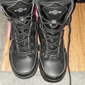 Infinity steel toe boots - black